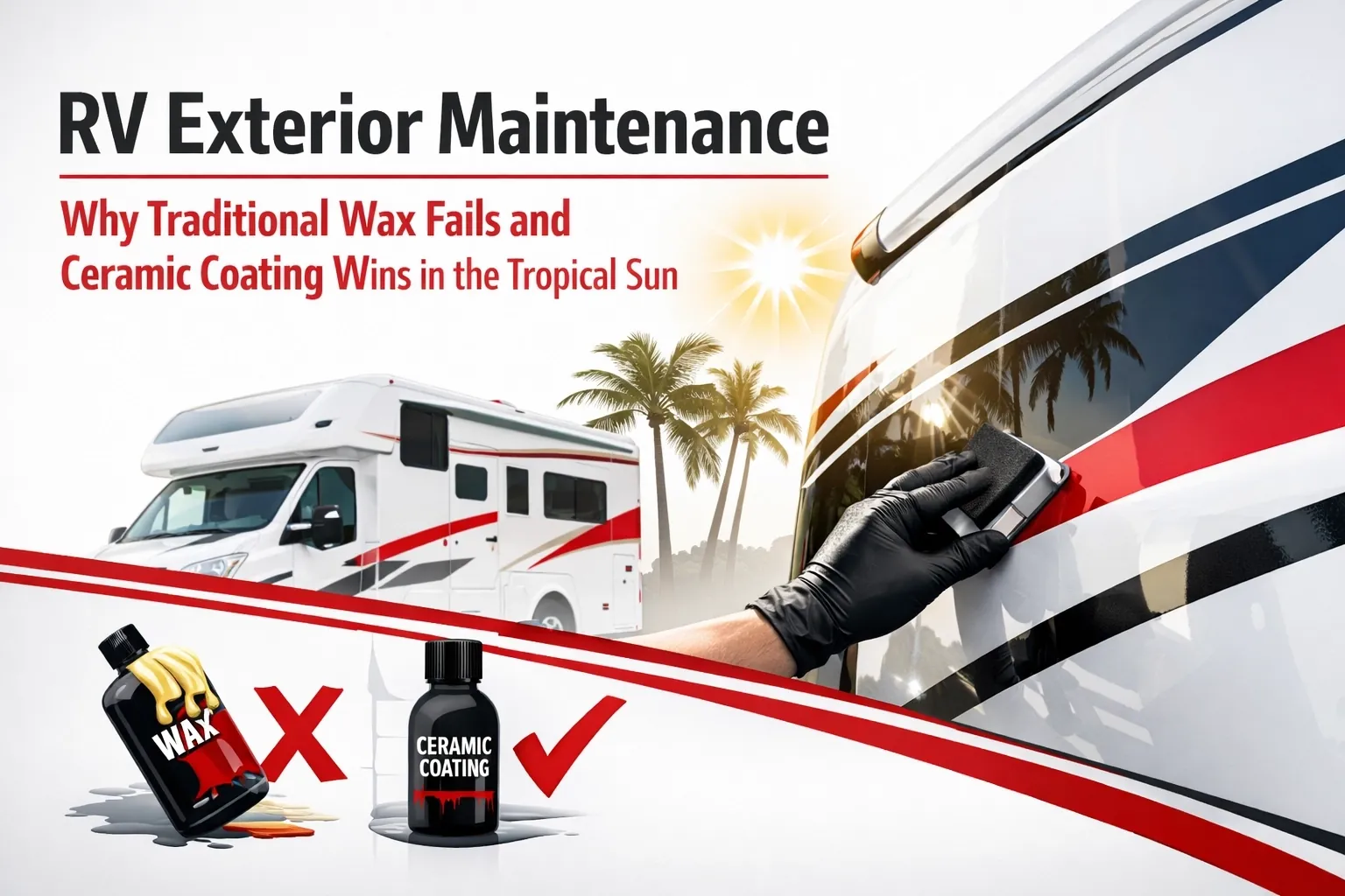RV Exterior Maintenance: Why Traditional Wax Fails and Ceramic Coating Wins in the Tropical Sun