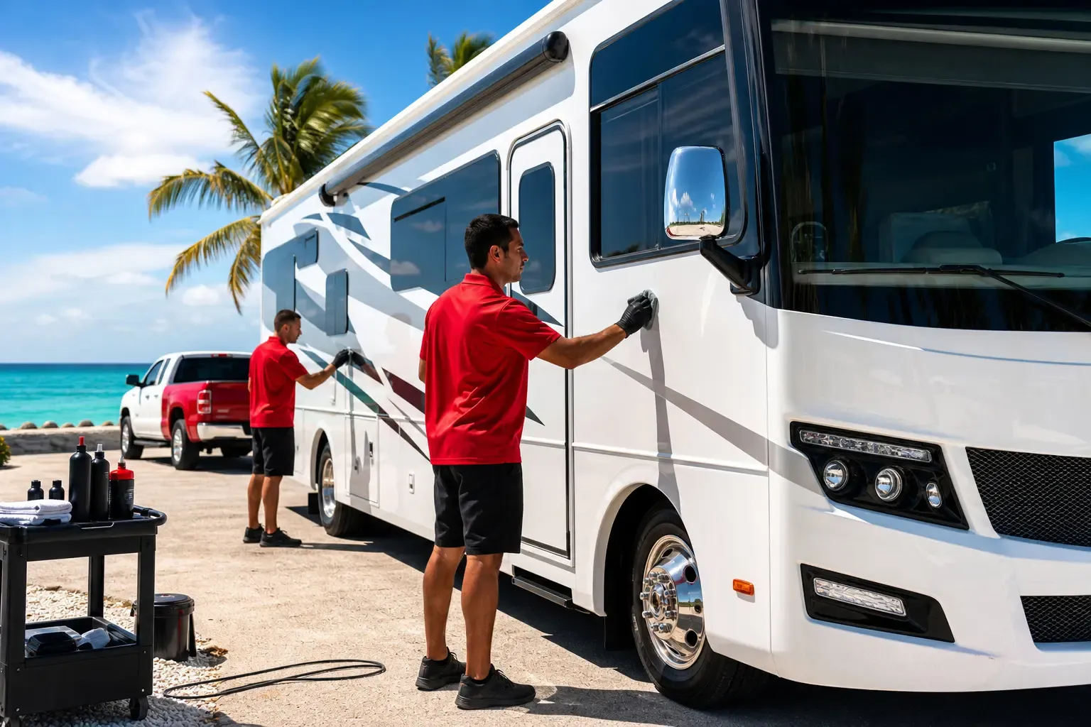 Liquid Armour LA Ti vs. Standard Ceramic Coating for Your RV in the Florida Keys