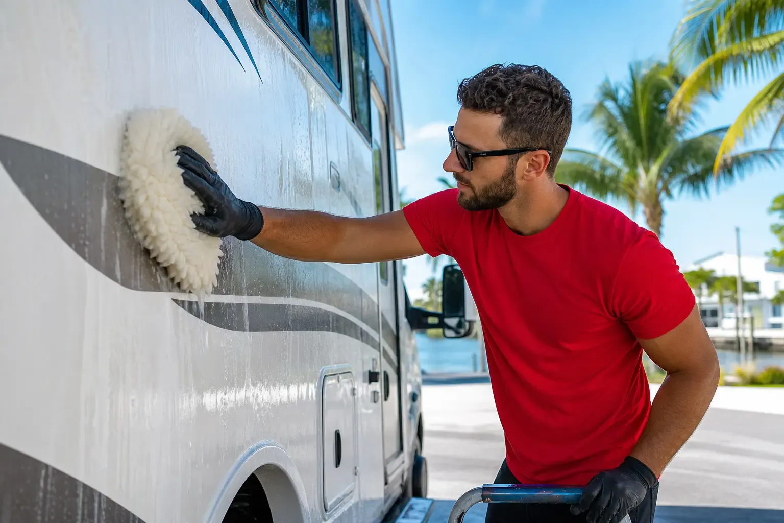 Mobile RV Detailing in Tavernier, FL — LeoServe Comes Right to You