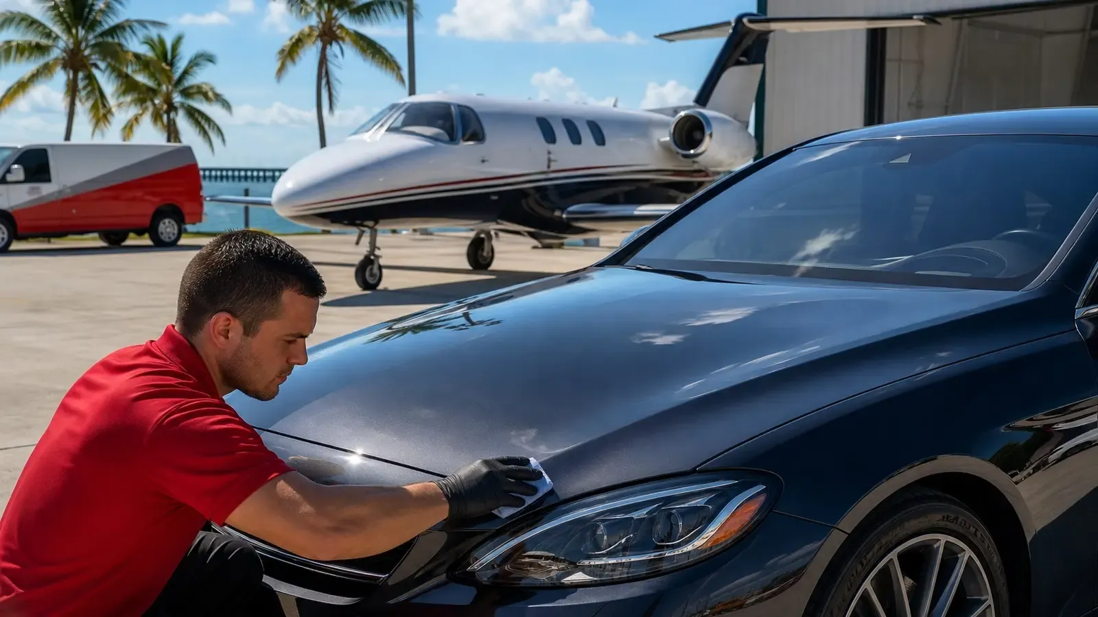 Summer Ceramic Coating in Key West: Protect Cars and Aircraft From UV, Salt, and Heat
