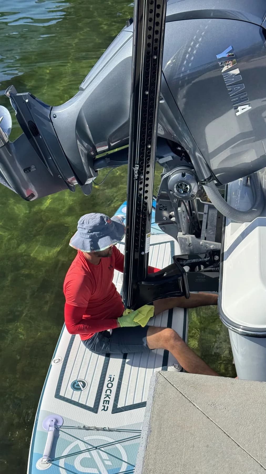 Boat ceramic coating work by Leoserve in the Florida Keys (7)
