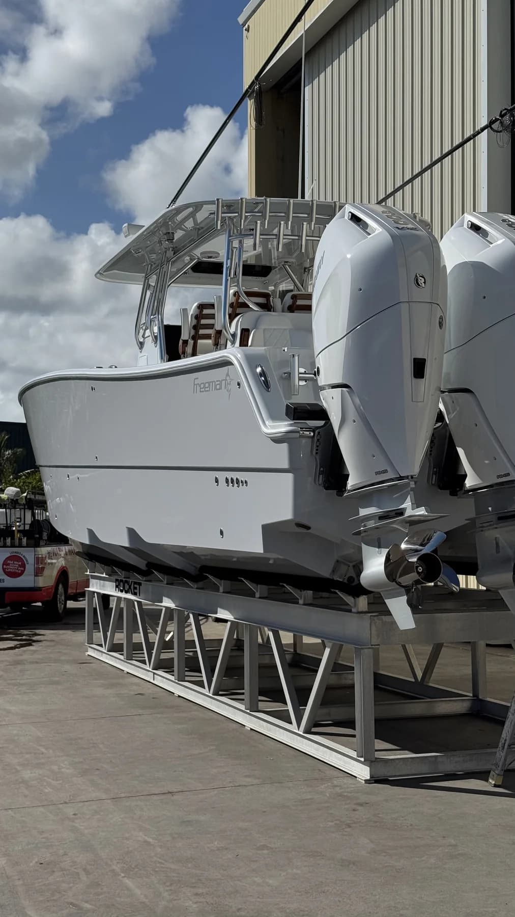 Boat ceramic coating work by Leoserve in the Florida Keys (9)