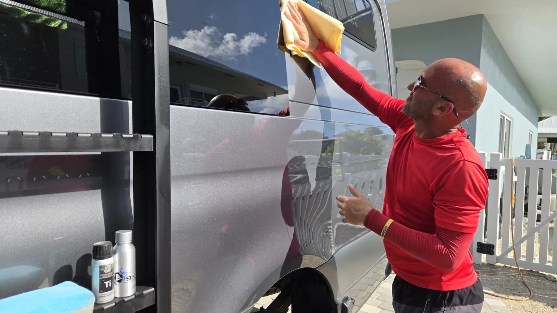 Ceramic coating work on RVs and cars by Leoserve in the Florida Keys (19)