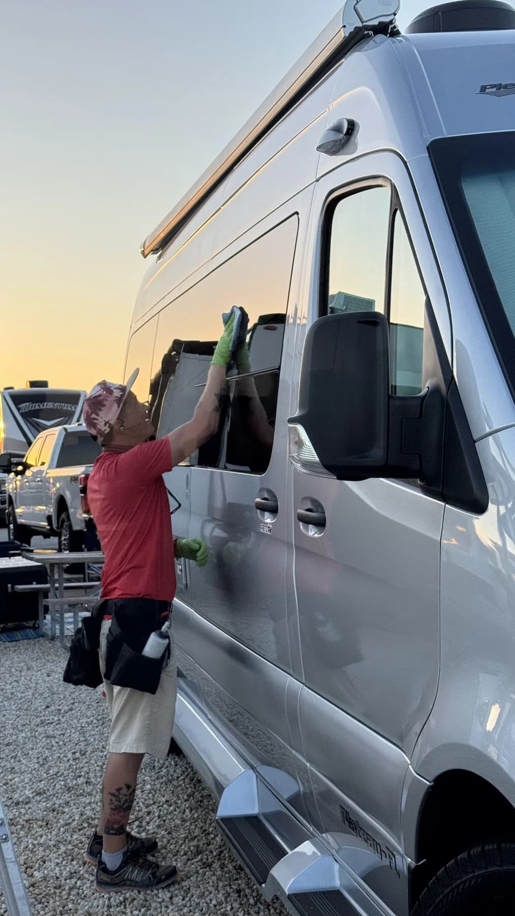 Ceramic coating work on RVs and cars by Leoserve in the Florida Keys (26)
